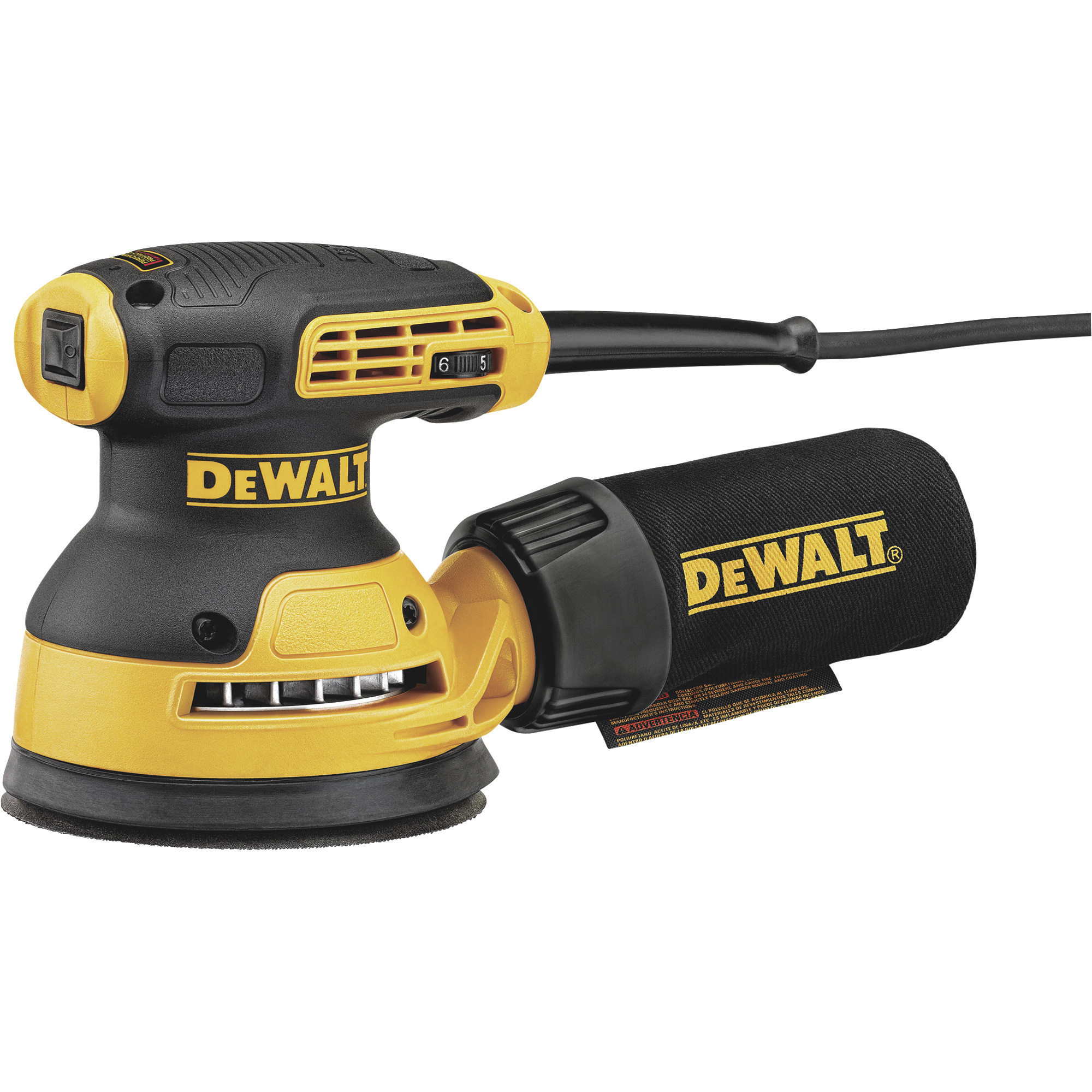 DEWALT 5in. Variable-Speed Random Orbital Sander Kit, Model# DWE6423K